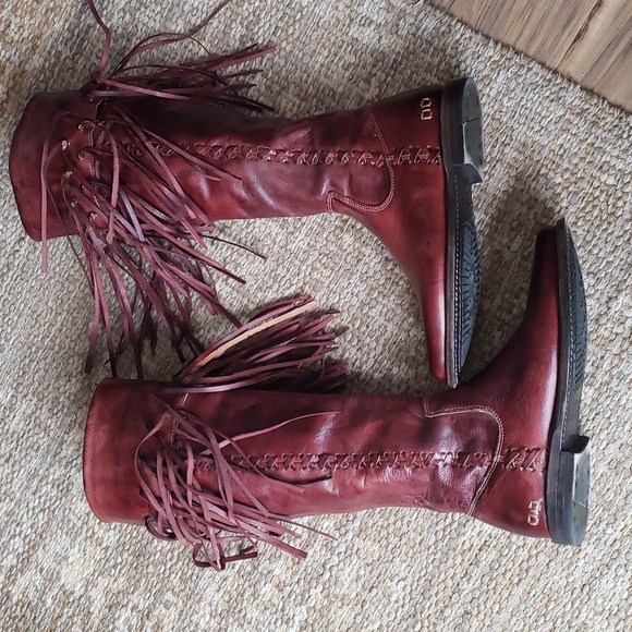 Bedstu leather fringe boots - Picture 7 of 14